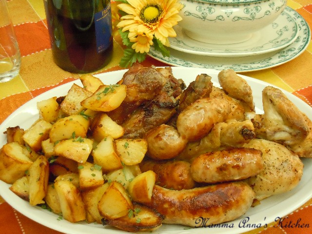 arrosto misto al forno con patate