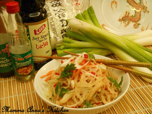 Insalata di spaghetti di soia